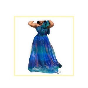 Shimmering Blue Dress